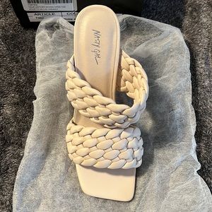 Nude Slip on heels-BRAND NEW